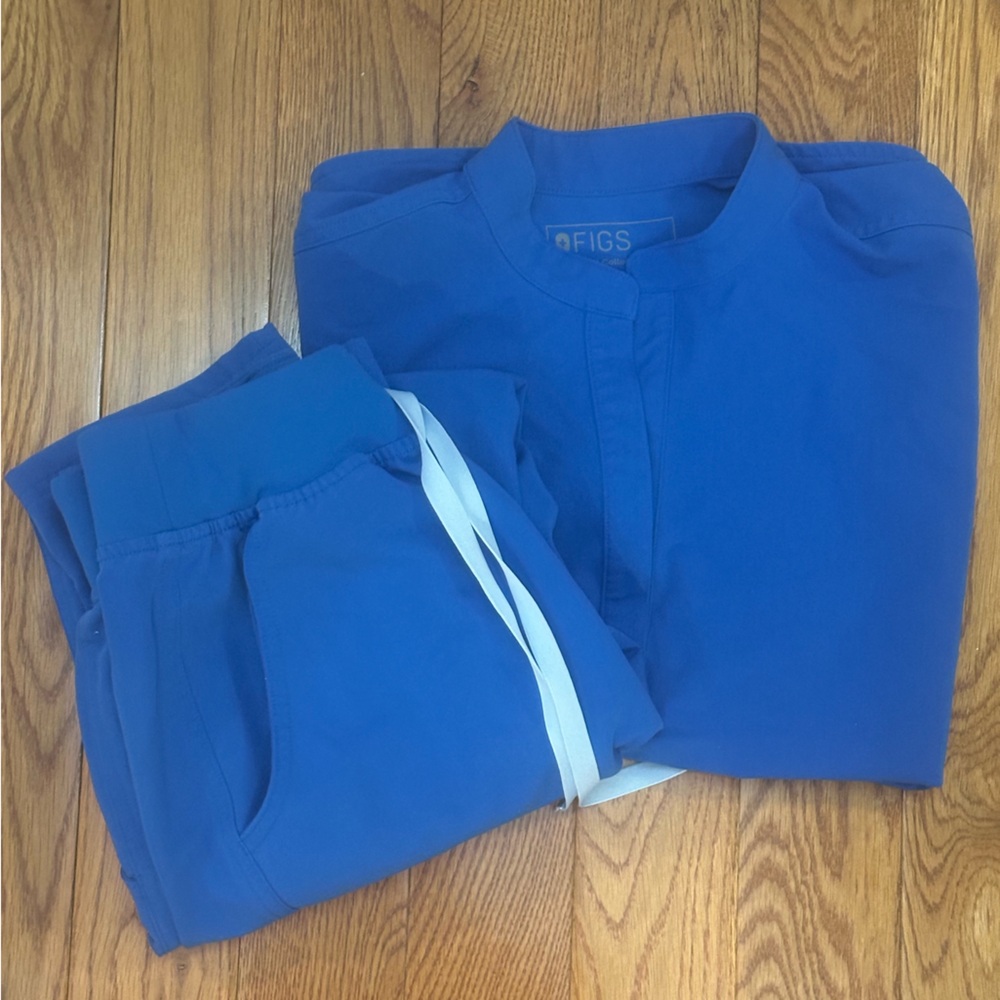 Figs Scrub Set in Royal Blue Size Small